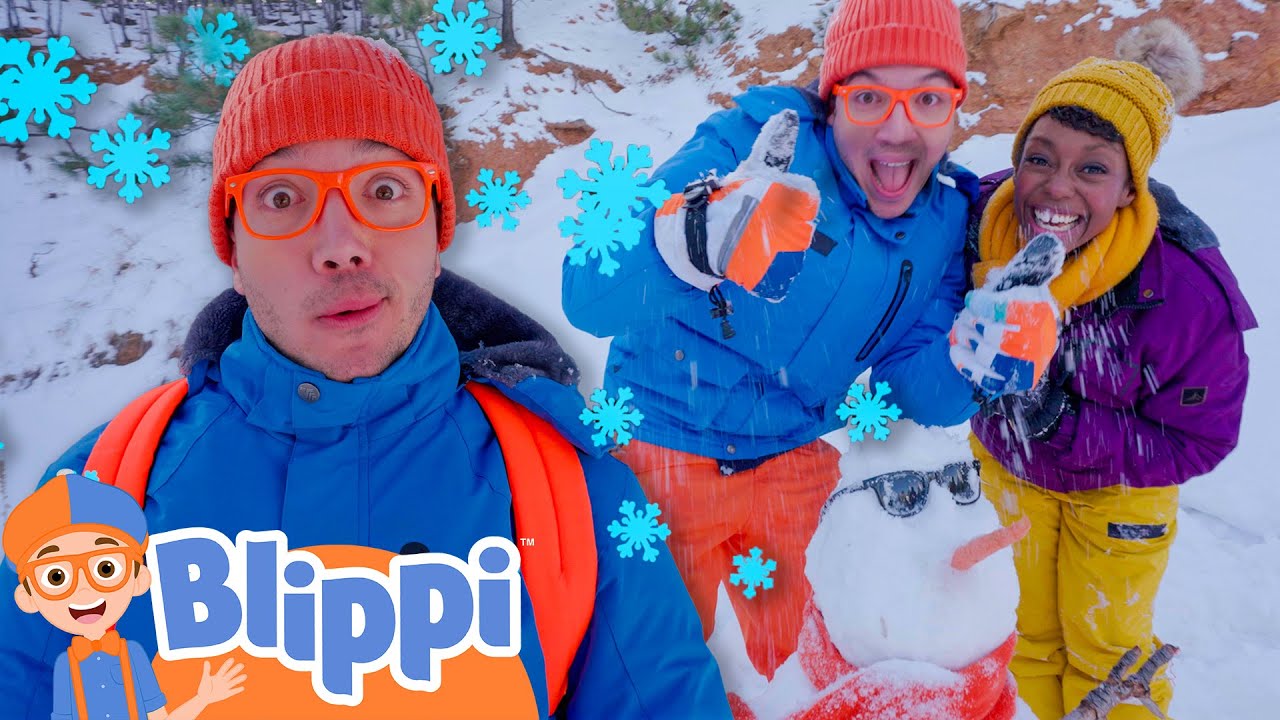 Blippi's Snow Day with Meekahโ๏ธ | Blippi Songs ๐ถ| Educational Songs For Kids img